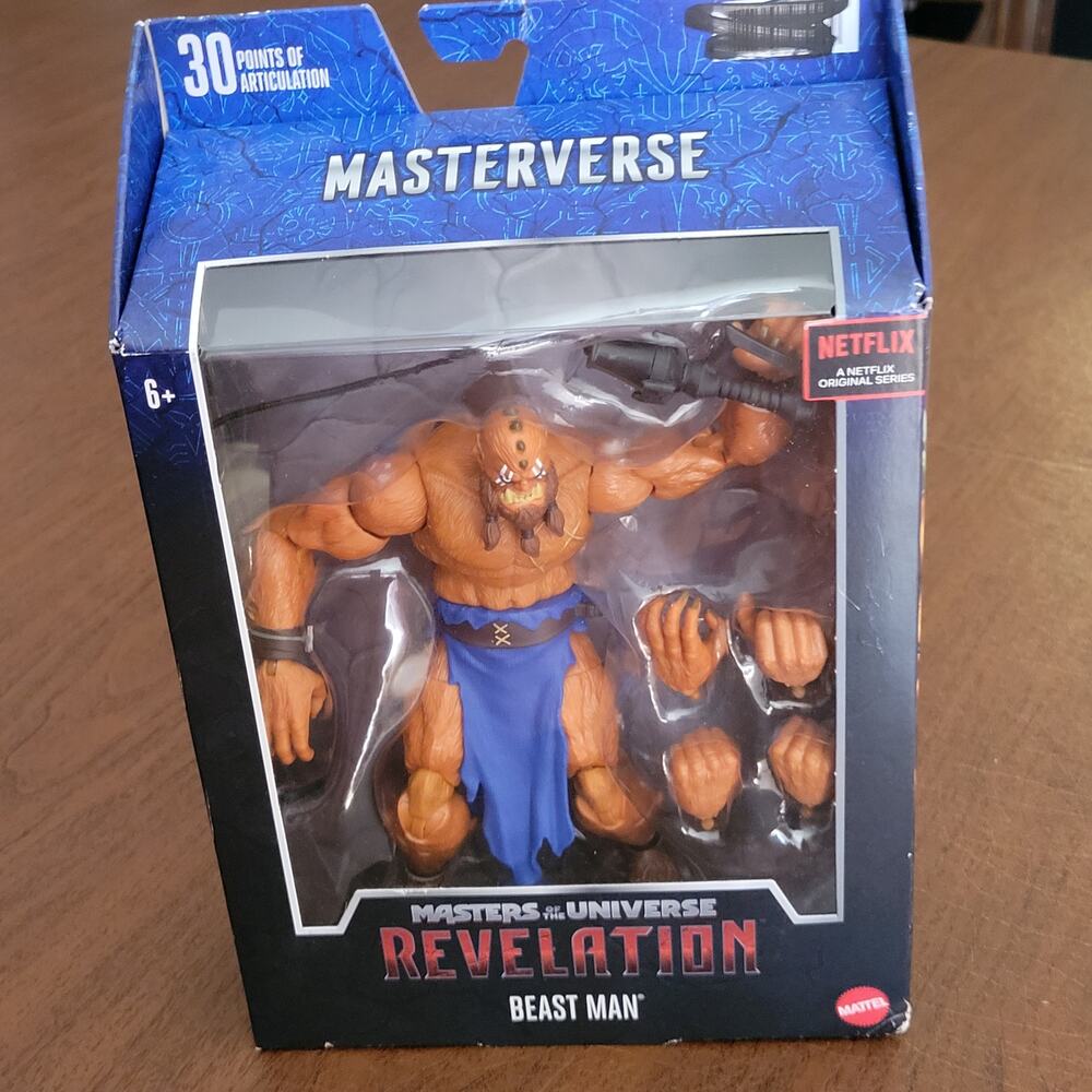 Masters of the Universe Revelation Beast Man Action Figure HeMan Masterverse New